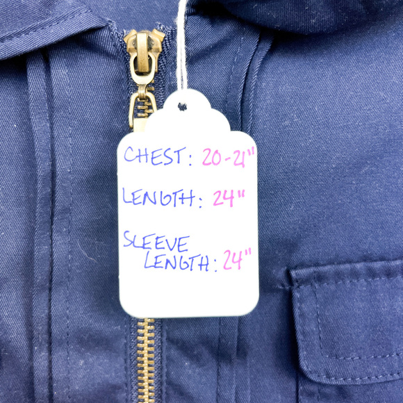 Alia Blue Zip-Up Fall/Spring Jacket - Picture 2 of 8